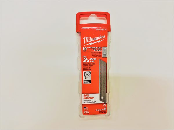 Milwaukee Brytblad 18 mm, 10-pack